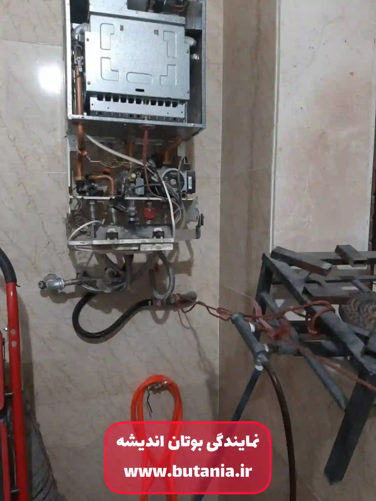 تعویض قطعات پکیج بوتان در اندیشه با تعمیرکاربوتان